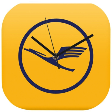 Logo trade promotional item photo of: Wall clock with all over clock face BEL AIR