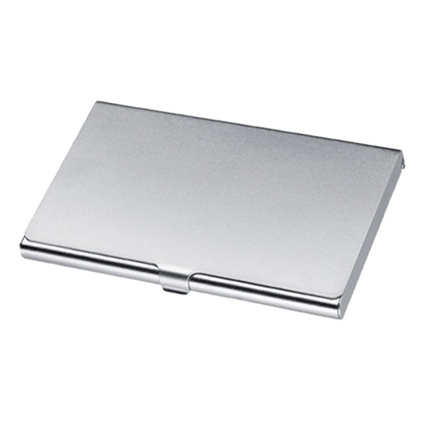 Logotrade promotional product picture of: Metal business card holder CORNWALL