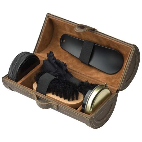 Logo trade business gifts image of: Shoe polish roll GRENOBLE