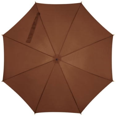Logo trade promotional giveaway photo of: Wooden automatic umbrella Nancy