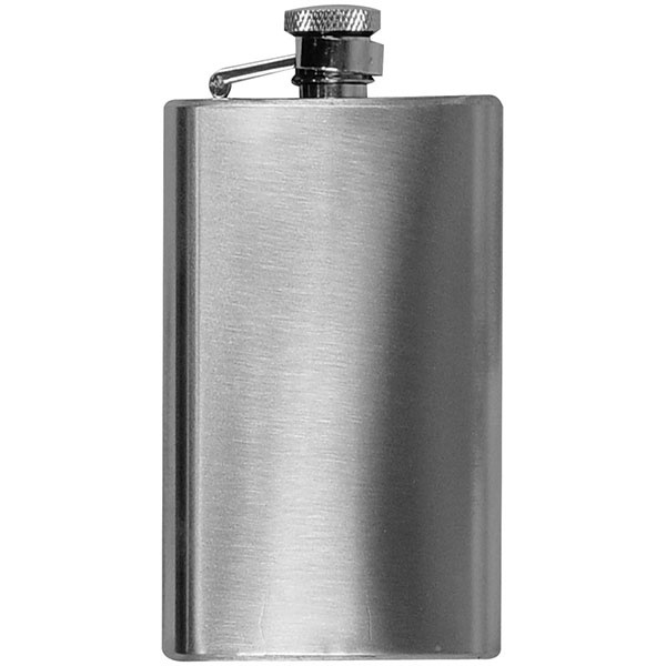 Logo trade promotional item photo of: Stainless steel hip flask FRESNO 104 ml