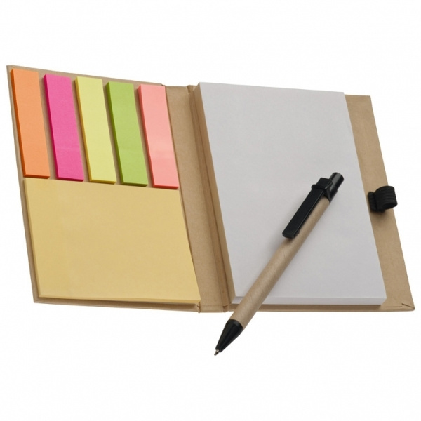 Logo trade promotional merchandise image of: Adhesive note pad ST. LOUIS