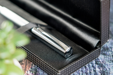 Logo trade promotional merchandise photo of: Metal ballpen CHESTER