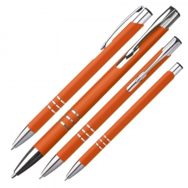 Logo trade promotional giveaway photo of: Metal ballpen NEW JERSEY