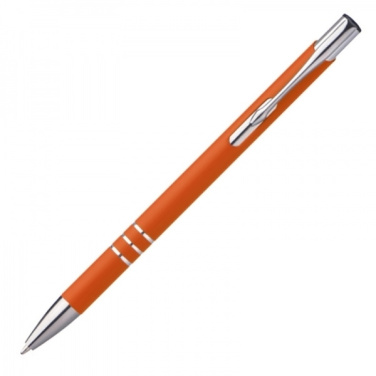 Logo trade promotional giveaway photo of: Metal ballpen NEW JERSEY