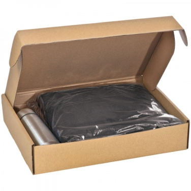 Logo trade promotional giveaways image of: Set fleece blanket and thermal flask LIVERPOOL