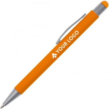 Logotrade promotional giveaway image of: Metal ballpen touch pen soft touch SALT LAKE CITY