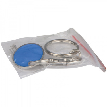 Logo trade promotional items picture of: Keyring with shopping coin ARRAS