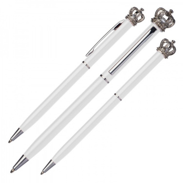 Logotrade promotional product picture of: Metal ballpen KINGS PARK