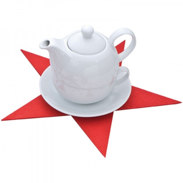 Logo trade promotional items picture of: Felt star set KARLSTAD