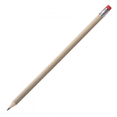 Logotrade business gifts photo of: Pencil with eraser HICKORY