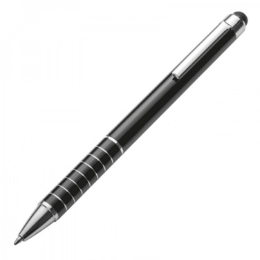 Logo trade corporate gifts picture of: Metal ballpen with touch pen LUEBO