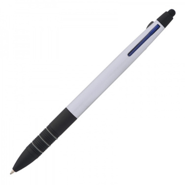 Logo trade promotional merchandise image of: Plastic ballpen 3in1 BOGOTA
