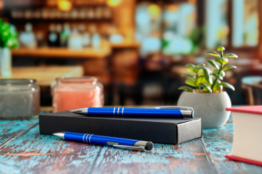 Logotrade advertising product picture of: Metal writing set CLAREMONT
