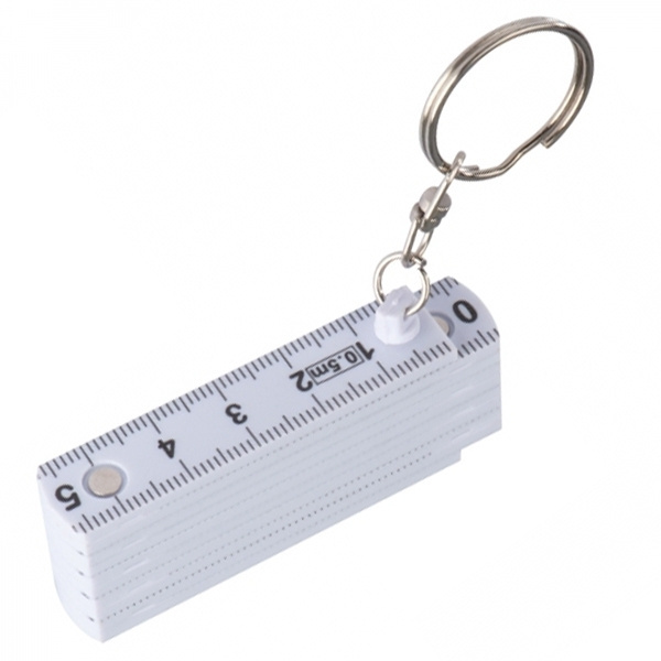 Logotrade advertising product picture of: Keyring with 0,5m ruler