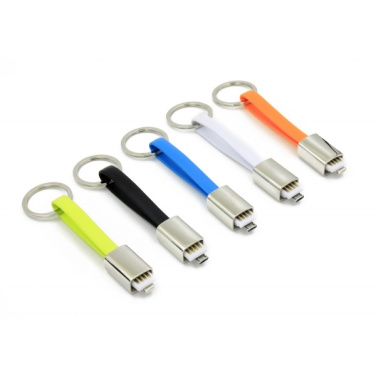 Logotrade promotional giveaway picture of: Data transfer cable and keyring