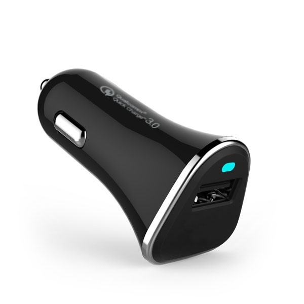 Logo trade promotional gifts picture of: Car charger (Qualcomm Quick Charge 3.0)
