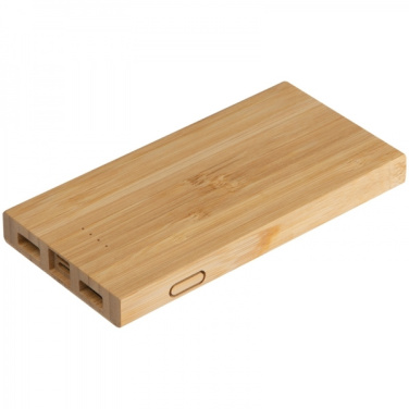 Logotrade promotional product image of: Bamboo power bank KATOWICE