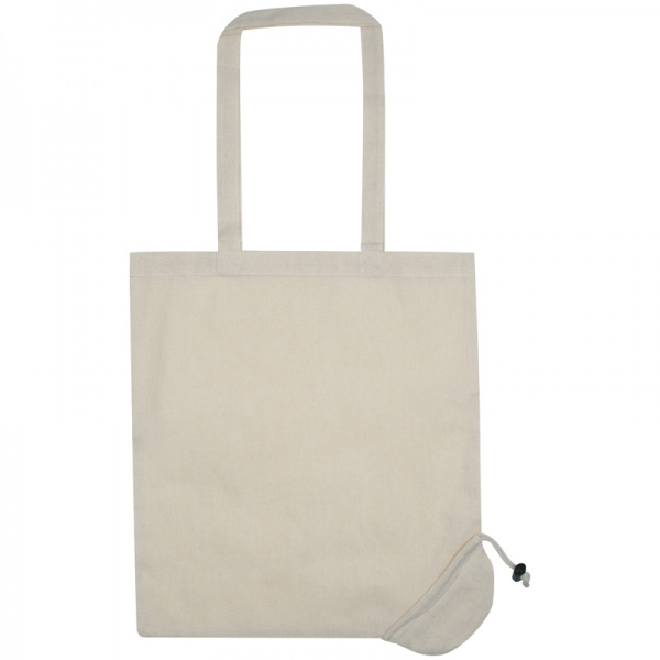 Logotrade promotional item picture of: Foldable cotton bag KLEHOLM