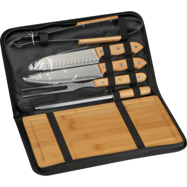 Logo trade corporate gifts image of: Barbecue set EINDHOVEN