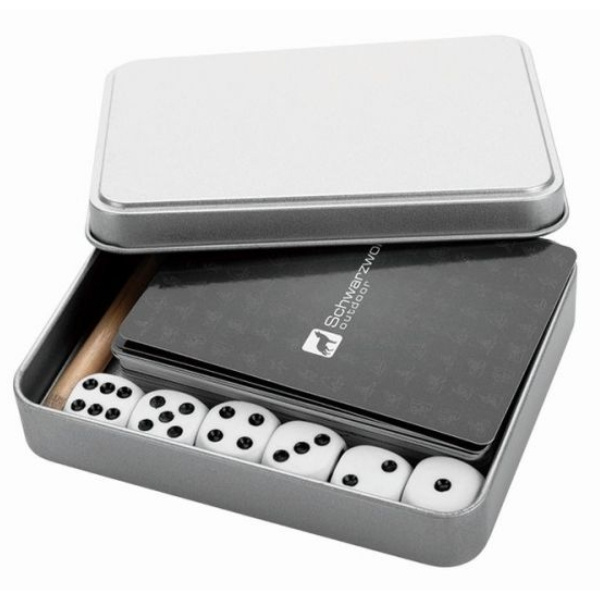 Logo trade business gift photo of: Games set YARRA Schwarzwolf