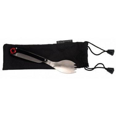 Logotrade promotional gift picture of: Multifunctional spoon LATEMAR Schwarzwolf