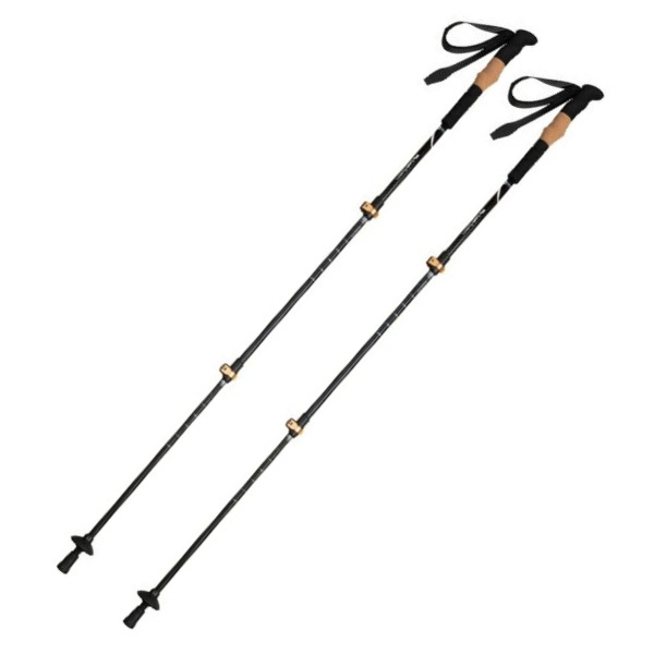 Logotrade promotional product picture of: Trekking poles DENALI Schwarzwolf