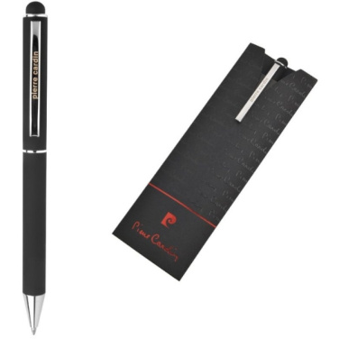 Logotrade business gift image of: Metal ballpoint pen, touch pen, soft touch CLAUDIE Pierre Cardin