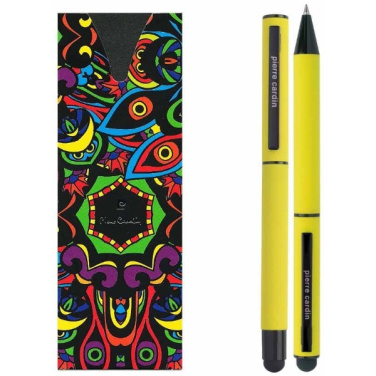 Logotrade corporate gift image of: Writing set touch pen, soft touch CELEBRATION Pierre Cardin