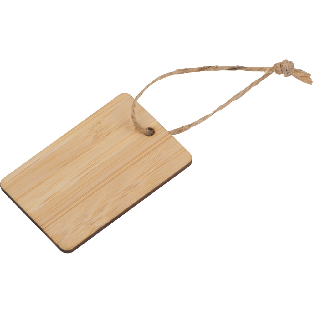 Logo trade corporate gifts picture of: Bamboo Pendant SALAMANCA