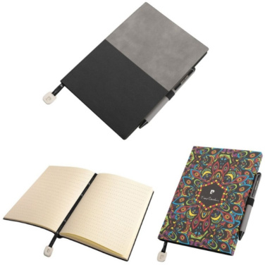 Logo trade corporate gift photo of: Notepad A5 & ballpoint pen REPORTER Pierre Cardin