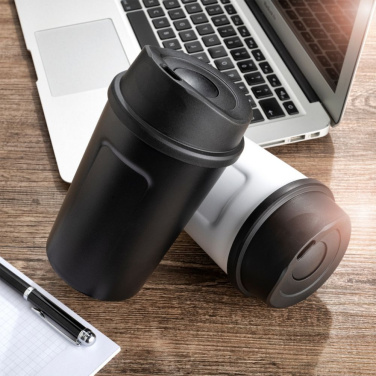 Logo trade advertising product photo of: Thermo mug LIARD Schwarzwolf