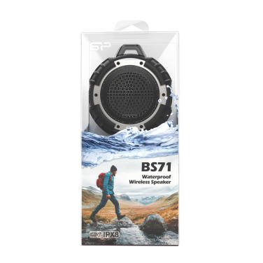 Logo trade corporate gifts image of: BLUETOOTH SPEAKER BS71 SILICON POWER