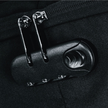 Logo trade business gifts image of: Backpack MAREB Schwarzwolf