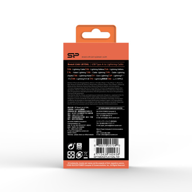 Logo trade promotional merchandise photo of: DATA TRANSFER CABLE LK15AL Type A- Mfi Lightning