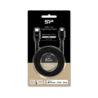 Logotrade promotional giveaway image of: DATA TRANSFER CABLE Boost Link Nylon LK30CL Type C