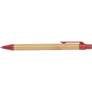 Logotrade business gift image of: Wheatstraw and bamboo ballpen HALLE