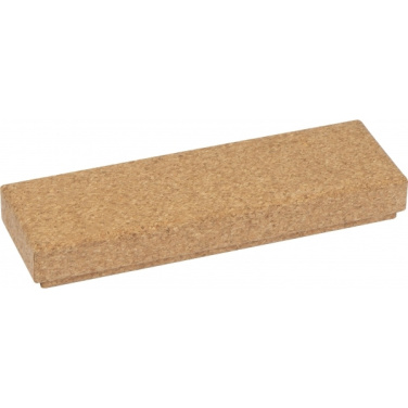 Logo trade corporate gifts picture of: Twist-ballpen metal and cork LILLEHAMMER