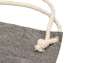 Logo trade business gifts image of: Recycled cotton bag ADDISON