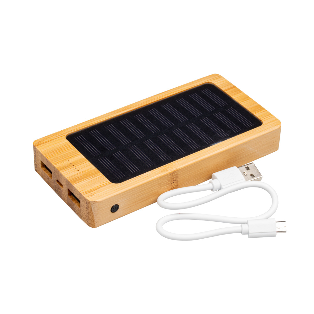 Logotrade business gifts photo of: Bamboo power bank BAKERSFIELD