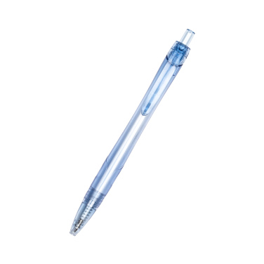 Logo trade promotional gifts image of: Transparent ballpen GLASGOW