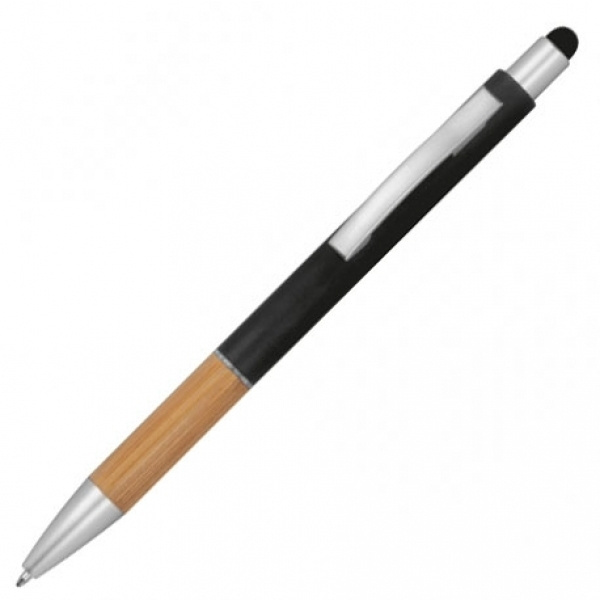 Logo trade promotional product photo of: Ballpoint with touch function TRIPOLI