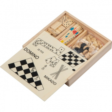 Logo trade corporate gifts picture of: Wooden game collection RIGA