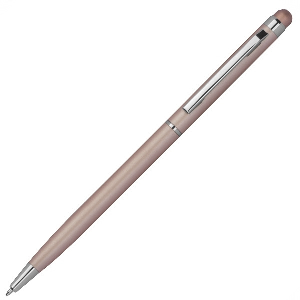 Logo trade promotional merchandise photo of: Ball pen with touch function CATANIA
