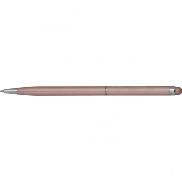 Logo trade promotional items picture of: Ball pen with touch function CATANIA