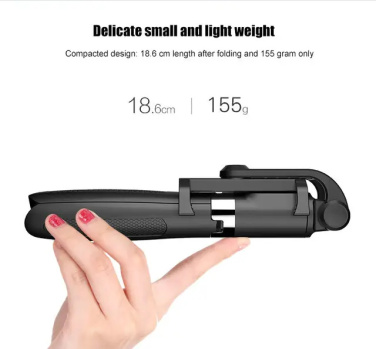 Logo trade promotional items picture of: Selfie stick with tripod, K06