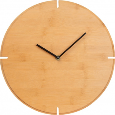 Logo trade advertising products image of: Wall Clock HAMPTON