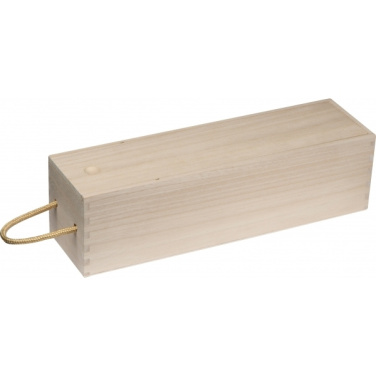 Logo trade corporate gifts image of: Wine box DAVENPORT