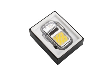 Logotrade corporate gift picture of: Electrical lighter CALBUCO Schwarzwolf