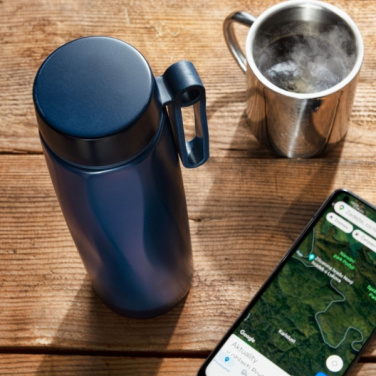 Logotrade promotional giveaways photo of: Thermo bottle NIKKO 500 ml Schwarzwolf